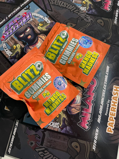 Blitz Gummies Psilocibina 4gr + th* infused - MANGO MADNESS
