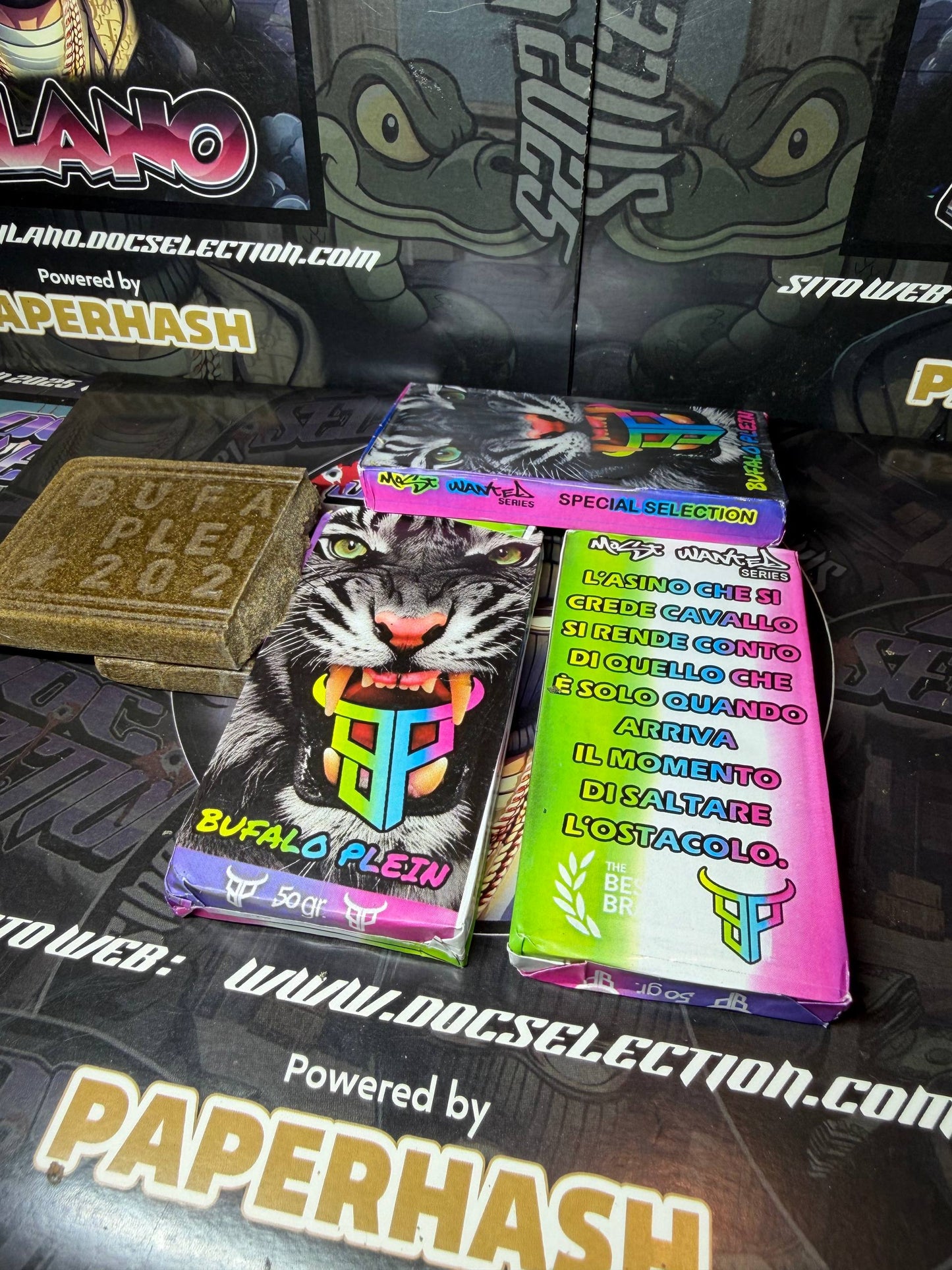 Card Premium form 50gr Bufalo Plein 120/90u TIGER - RASPBERRY LEMON